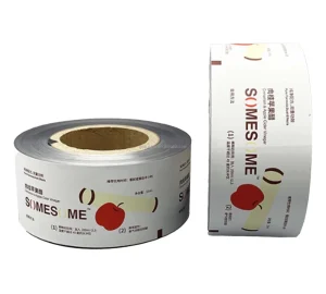 Custom Printed Glossy Metalized Roll Film Automatic Laminate Aluminum Foil Coffee Milk Powder Sachet Packaging Roll Film