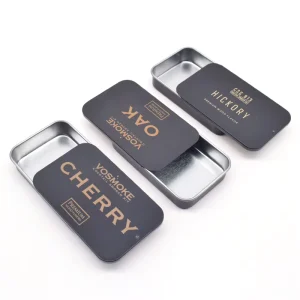 Custom Printed Logo Tinplate Box Square Candy Tin Can Small Metal Tin Box