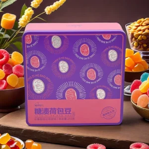 Custom Printed Metal Tin Packaging Boxes for Pineapple Pastry Candy Mooncakes and Biscuits