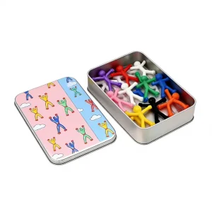 Custom Printed Rectangular Tinplate Metal Packaging Box 4 Color Offset Printing UV Coating Recyclable Accepts Custom