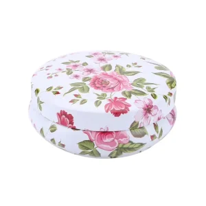 Custom Printed Round Portable Metal Tin Box for Wedding Gift Candy Packaging and Tin Candles
