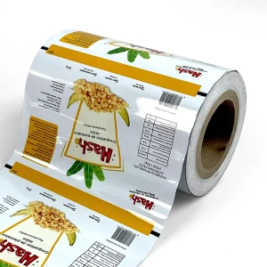 Custom Printed Soft Aluminum Foil Roll for Food Packaging Automatic Laminated Candy, Cookie, and Snack Sachets