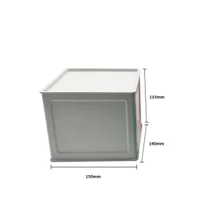 Custom Printed Square Metal Tin Box for Chocolate and Tea, Gift and Storage Packaging