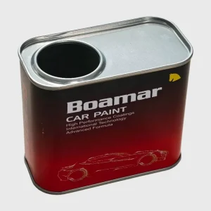 Custom Printed Tinplate F-Type Metal Cans for Aerosol Industrial Chemical Packaging