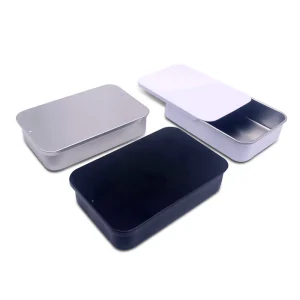 Custom Printed Tinplate Lip Balm Solid Perfume Case Eco-Friendly Recyclable Refillable Cosmetic Tin Mint Candy Loose Powder