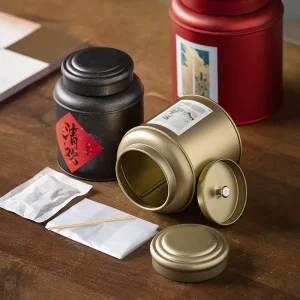 Custom Printed Tinplate Metal Cans for Snack Candy Chocolate Cookie Tea Sugar Pet Food Storage