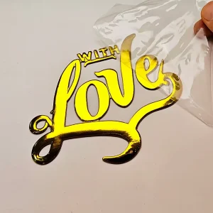 Custom Printing Adhesive Round Metal Plate Clear Any Text Image Packaging Stickers Label Logo for Boxes