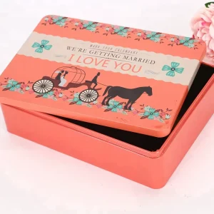 Custom Printing Chocolate & Tea Tinplate Packaging Boxes Recyclable ISO9001 Certified Storage Tins Lids China Factory