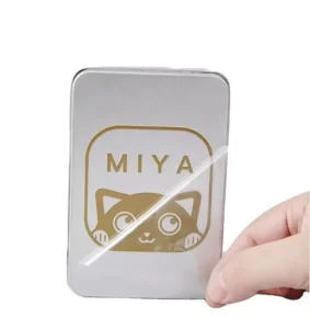 Custom Printing Vinyl UV Transfer Sticker Transparent Logo Metal Digital Printing Gift Craft