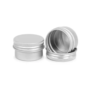 Custom Private Logo Aluminum Tin Cans with Screw Cap Matte Lid Empty Metal Jars for Cosmetic Food & Candle Use