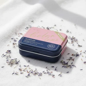 Custom Rectangular Hinged Metal Tin Box with Foam Insert for Contact Lens Packaging