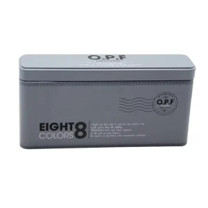 Custom Rectangular Matte Grey Metal Tin Box for Cosmetic Gift Packaging
