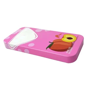 Custom Recyclable Food Grade Metal Slide Open Tin Box for Chocolate with Custom Color and Size