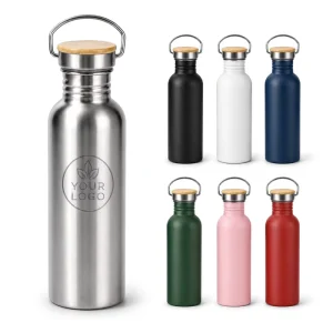 Custom Reusable & Eco Friendly Non insulated Single Wall Metal Stainless Steel Water Bottle Promotional Event Gifts Drink Bottle