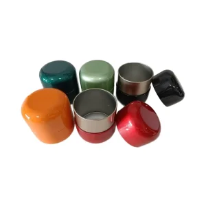 Custom Round Metal Tea Tins Empty Coffee Tin Can with Lid for Food Packaging of Snacks Cakes Canned Foods Milk