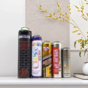 Custom Round Tinplate Beauty Aerosol Spray Can