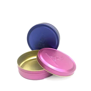 Custom Round Tinplate Snus Tin Can with Offset Printing Glossy Finish for Tobacco and Nicotine Pouches