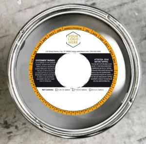 Custom Round or Hexagon Cardboard Beer Keg Collar, 6.5 or 7 Inch Diameter, 2.25 Inch Cutout