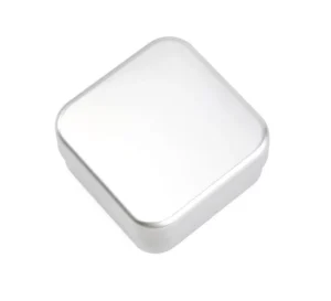 Custom Silver Aluminum Tin Box 3-Layer Drainage Food-Grade Metal Container with Perforated Insert Reusable
