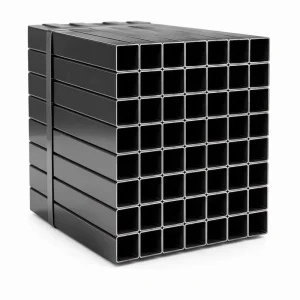 Custom Size Longitudinal Welded Carbon Steel Square Steel Metal Pipe Tube for Structural Framework