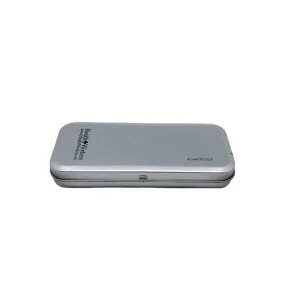Custom Size Rectangle Tinplate Box Universal Small Iron Jewelry Box for Card and Gift Packing Metal Cans