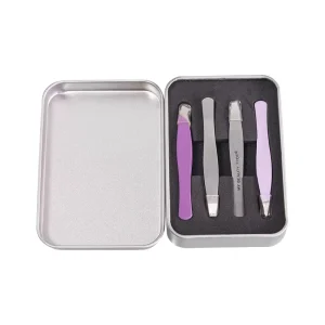 Custom Small Hinged Lid Cigarette Tin Case Gift Candy Mint Makeup Tools Storage Rectangular Container Metal Tin Box