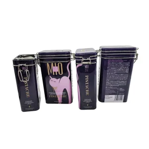 Custom Small Metal Tin Packaging Food Grade Tinplate Coffee Tea Tin Can Sealing Tins Box for Sale