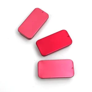 Custom Small Sliding Tin Box Metal Container for Mint Candy Gift Packaging OEM Manufacturer