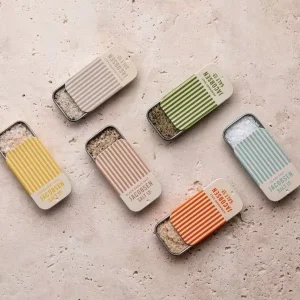 Custom Square Sliding Metal Box for Sweets, Pills, Candy or Mints