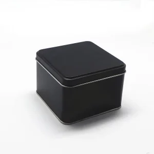 Custom Square Watch Packaging Metal Tin Box for Food Gift Packaging Metal Tin Cans