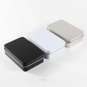 Custom Tin Box Food Grade Metal Container Airtight Lid Candy Cookie Snack Packaging Holiday Gift Tin Box