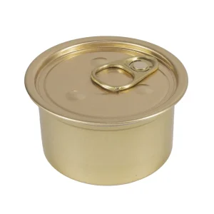 Custom Tin Cans Empty Aluminum 2 Piece Can 100ml 180ml 300ml Metal Jar for Tuna Fish Oil Sea Food Wet Pet Food Canning