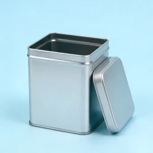 Custom Tin Coffee Tea Beverages Metal Tin Cans Metal Box Tea Packaging Matcha Powder Tin Cans for Industrial Use Manufacturer