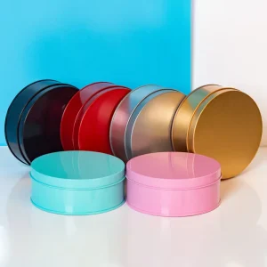 Custom Tinplate Cans Food Grade Chocolate Packaging Recycled Materials UV Coated Multi color Options Fast Delivery