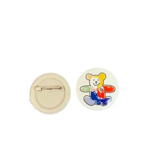 Custom Tinplate Cartoon Badges with Offset Printing for Bag Charm School Emblem Gift Metal Tin Pins