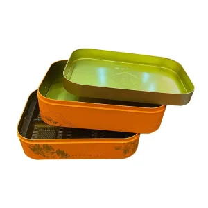 Custom Tinplate Gift Box for Food & Chocolate Packaging Recycled Materials Eco Friendly Metal Box with Custom Logo and Size
