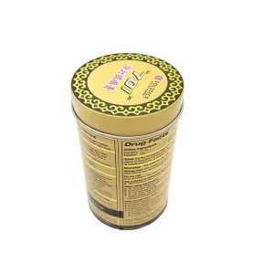 Custom Tinplate Medicine Container with Lid 100ml for Kitchen Craft Chocolate Storage