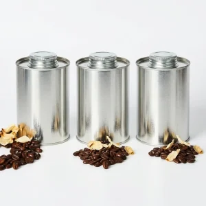 Custom Tinplate Metal Can for Coffee and Liquor with OEM Logo Service