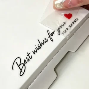 Custom Transparent Hollow Logo Sticker Self-Adhesive UV Transfer Label for Gifts and Crafts
