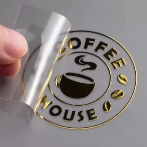 Custom UV Printed 3D Transfer Logo Stickers Waterproof Vinyl Stickers for Metal Gloss Material Hot Stamping for Promotions