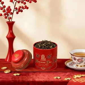 Custom Vintage Tinplate Tea Tin Set Canister Round Tea Packaging Box with Custom Print and Logo