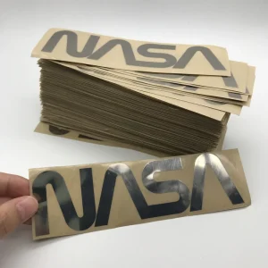 Custom Waterproof Vinyl Metal Transfer Stickers and Logo Labels
