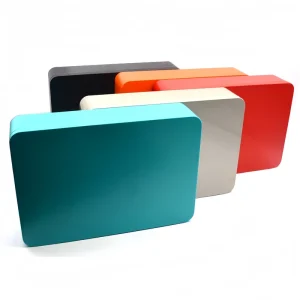 Customizable 275*190*60mm Rectangular Tinplate Metal Box for Cake, Chocolate, Candy, and Tea, Recyclable, Logo Printed