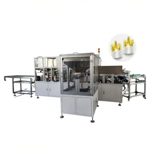 Customizable Digital Pneumatic Fully Automatic Flexible Pouch Nozzle Sealing Machine for Commodity Beverage Chemical Packaging