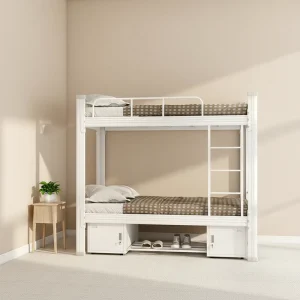 Customizable Durable Minimalist Design Portable Foldable Eco Friendly Metal Platform Bed Bunk Beds Full Size Loft Bed for