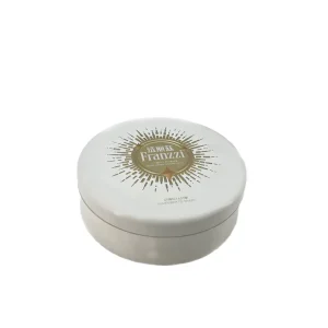 Customizable Iron Tin Box Reusable Food Grade Metal Can Gold Embossed Biscuit Cookie Cake Candy Gift Recyclable Tinplate