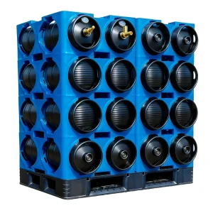 Customizable Large Capacity Beer Bottle Storage Rack Plastic Pallet Beer Rack