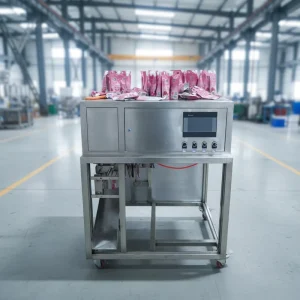 Customizable Linear Spout Pouch Filling and Capping Machine