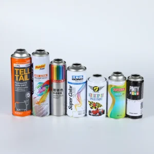 Customizable Multi-Size Tinplate Aerosol Empty Can, Pressure-Resistant, Leak-Proof, OEM ODM for Detergent and Car Care Production