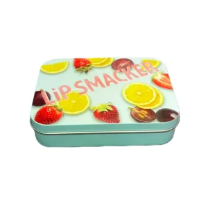 Customizable Multi functional Metal Tin Box Glossy Finish Embossed Logo for Food Cosmetics Tea Candies Perfume Lipstick Storage